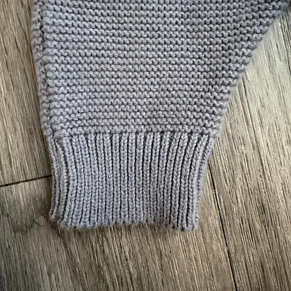 Gray Baby Girl Knit Carter's Sweater Pants Set Bow Design Size 3 Months NWT